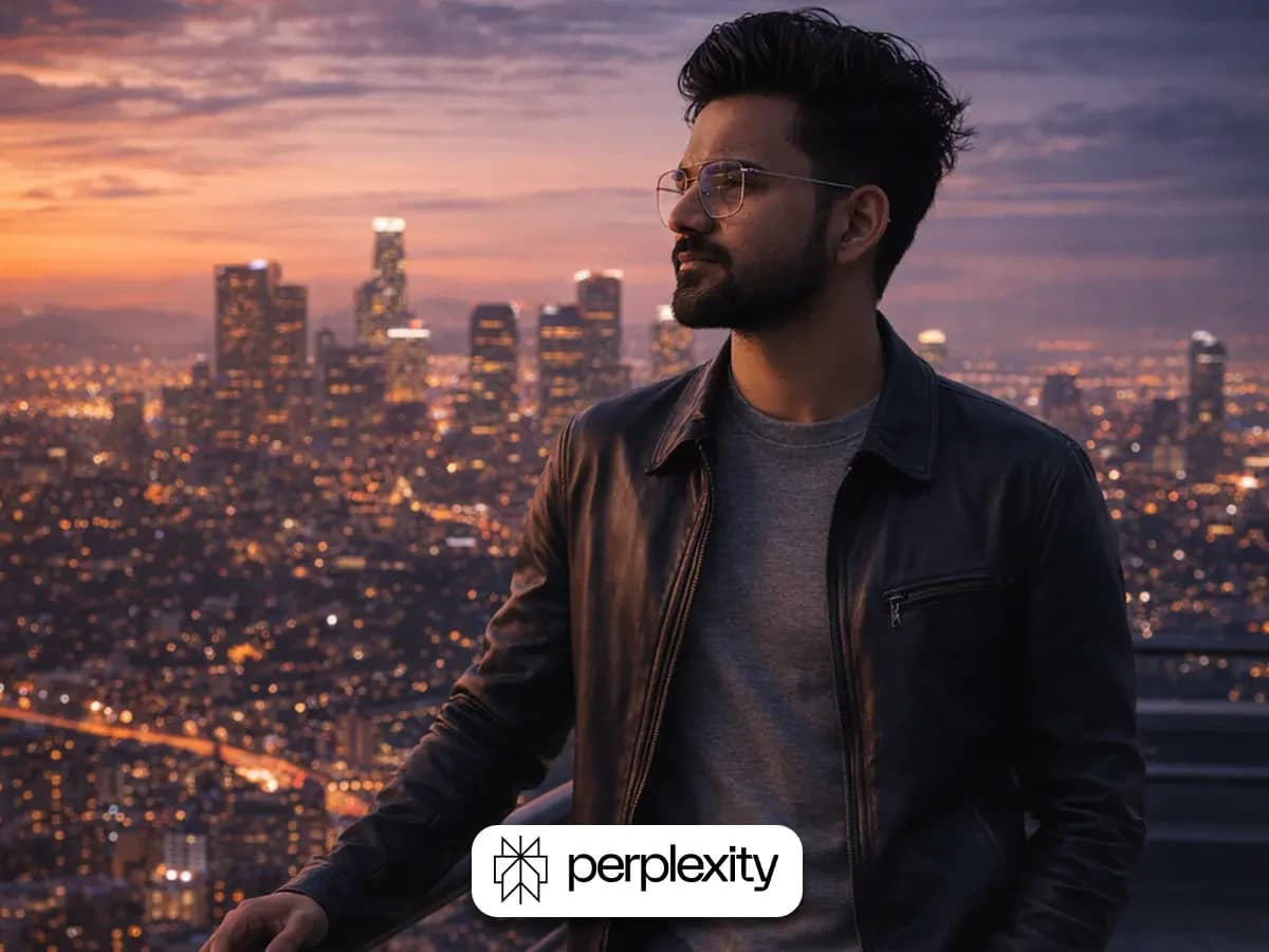 City Portrait Photography Rooftop Dusk Skyline Look thumbnail 6