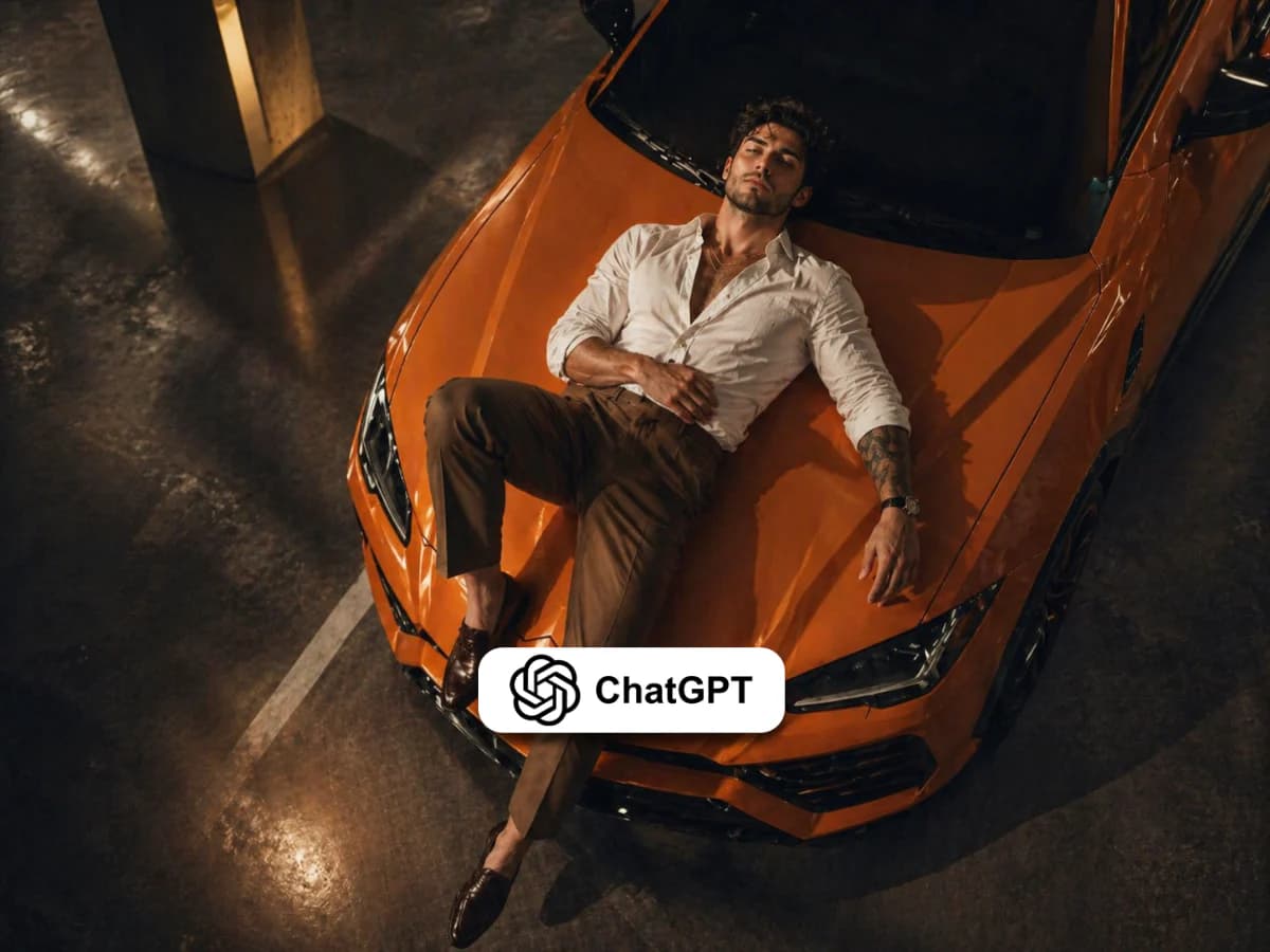 High Angle Perspective Cinematic Luxury Car Portrait thumbnail 2
