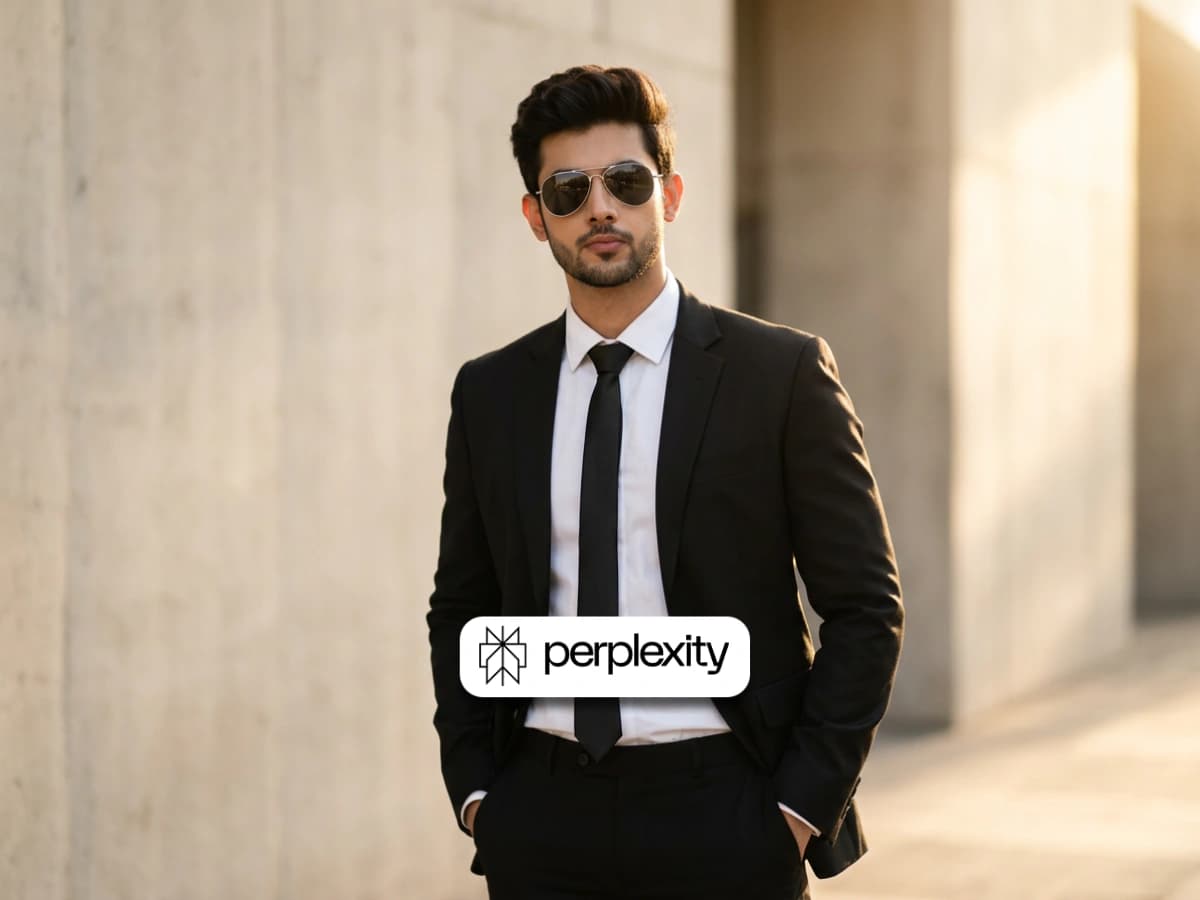 Cinematic Mens Fashion Photography Black Suit Portrait thumbnail 3