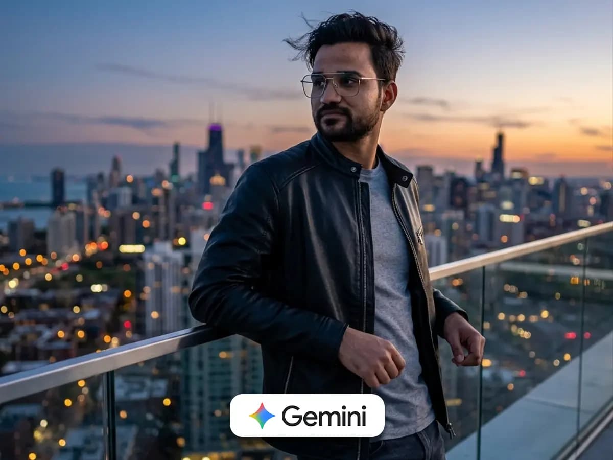 City Portrait Photography Rooftop Dusk Skyline Look thumbnail 4