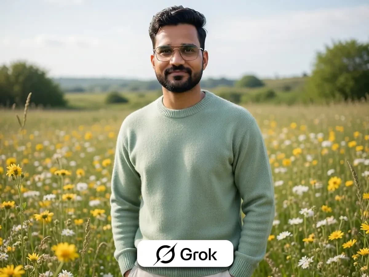 Cinematic Spring Meadow Portrait Photo Prompt thumbnail 5
