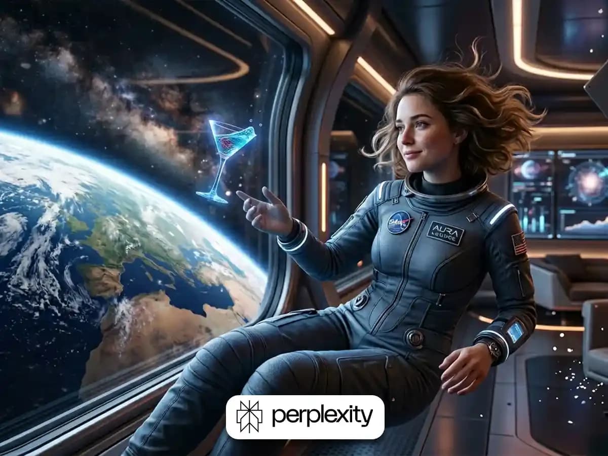 Ultra-Realistic Space Lounge Portrait with Cosmic Realism thumbnail 6