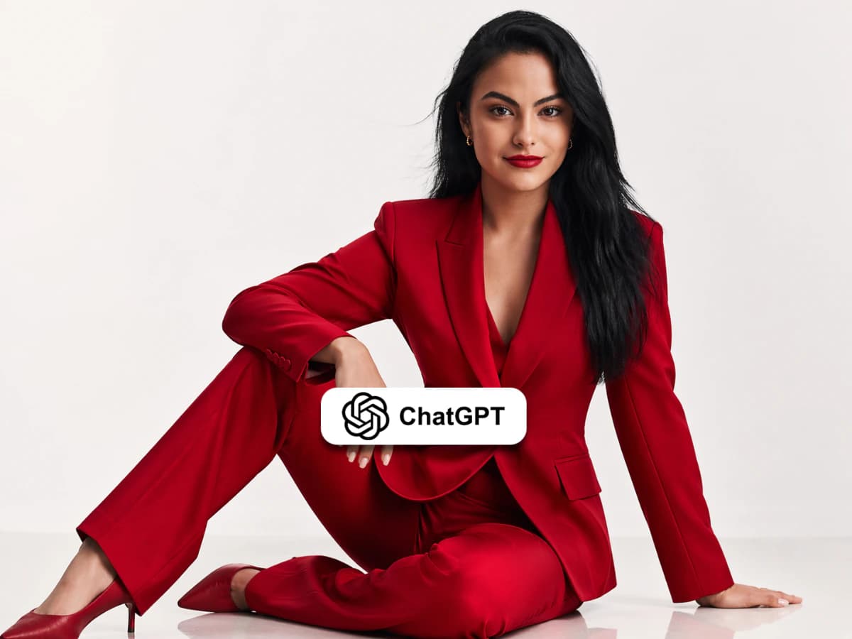 Red Suit Model Photography Editorial Studio Portrait thumbnail 2