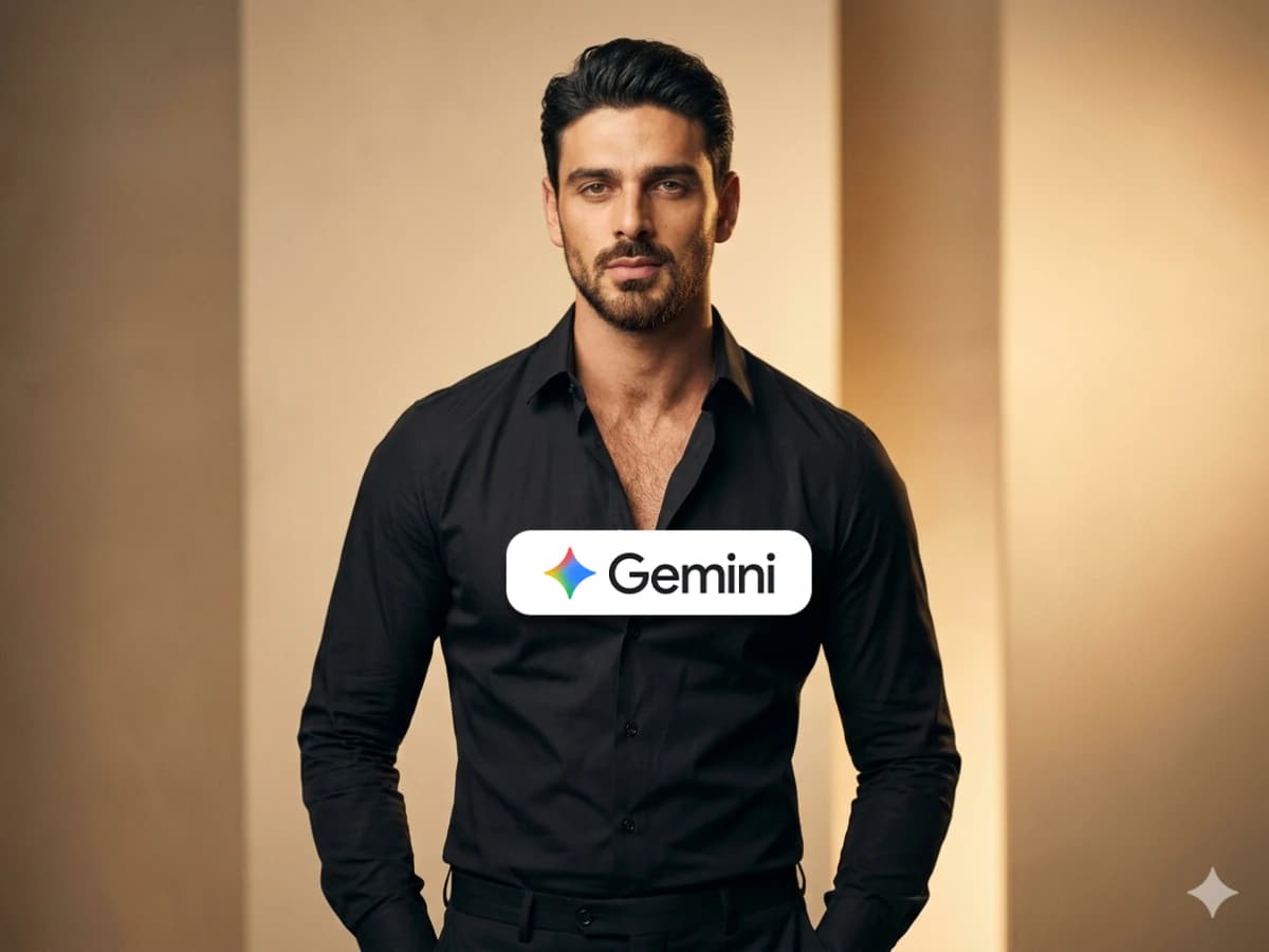 Confident Male Portrait  shoot in Warm Studio Light thumbnail 4