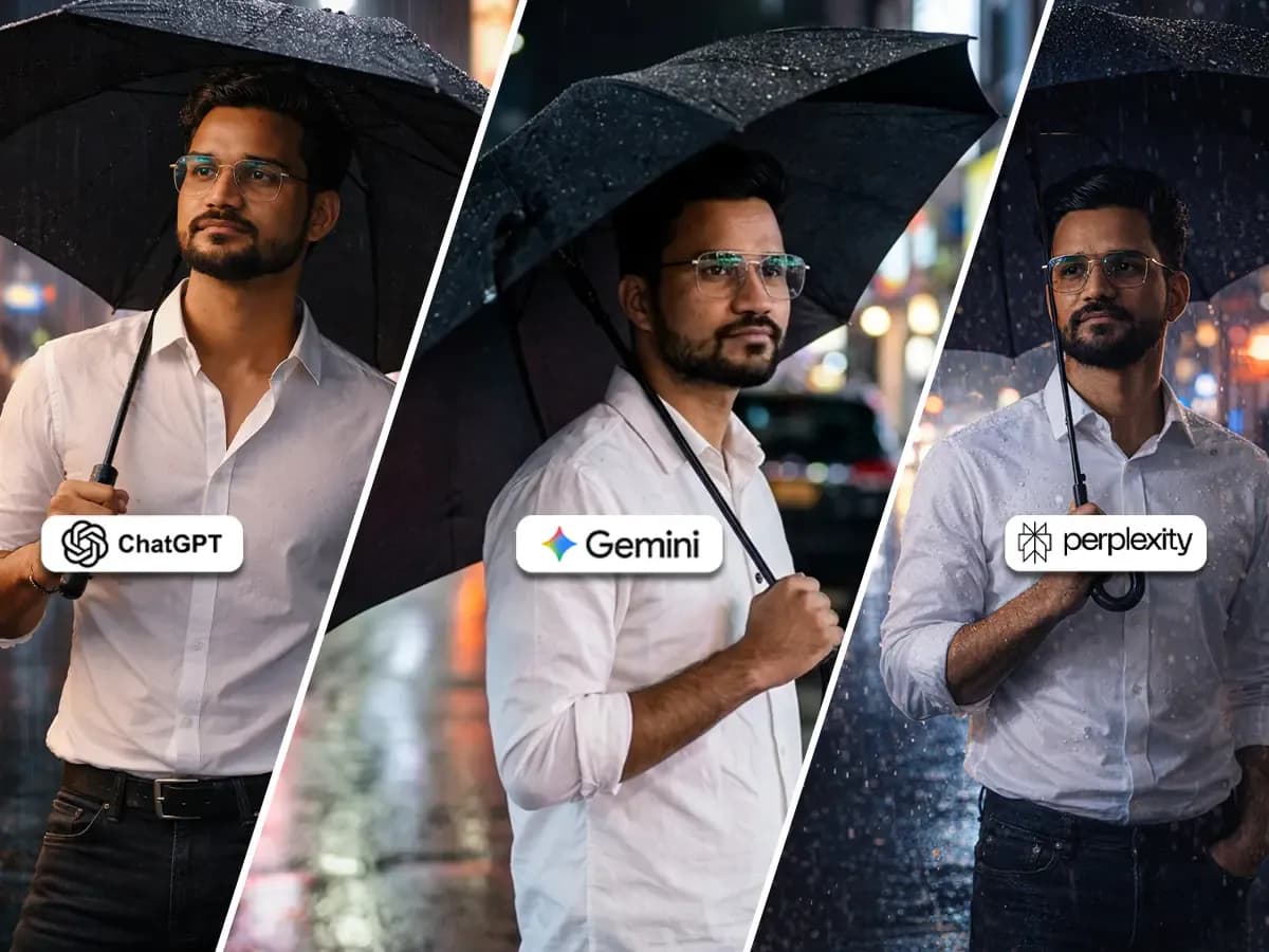 Cinematic Night Street Photography Portrait in Rain cover