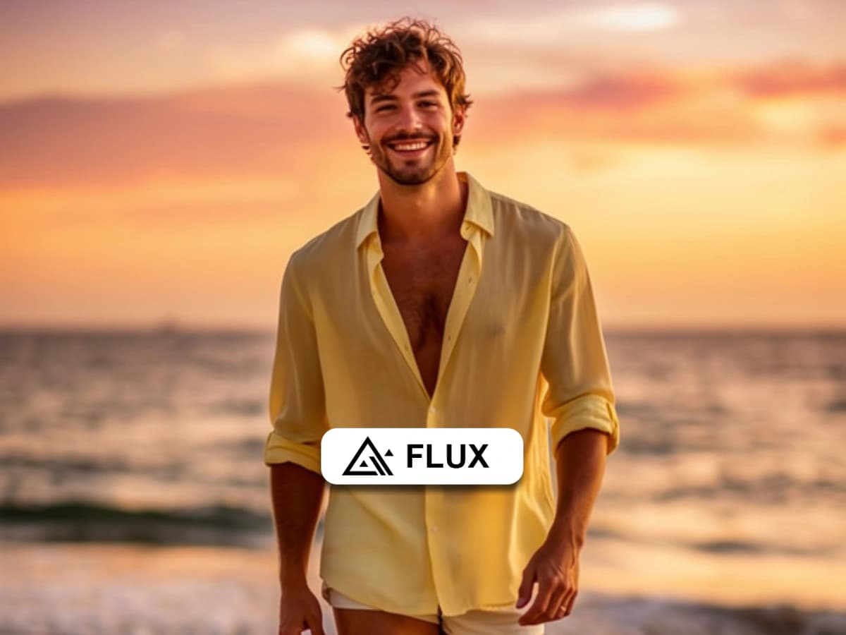 Male Model Beach Photography Sunset Cinematic Photoshoot thumbnail 5