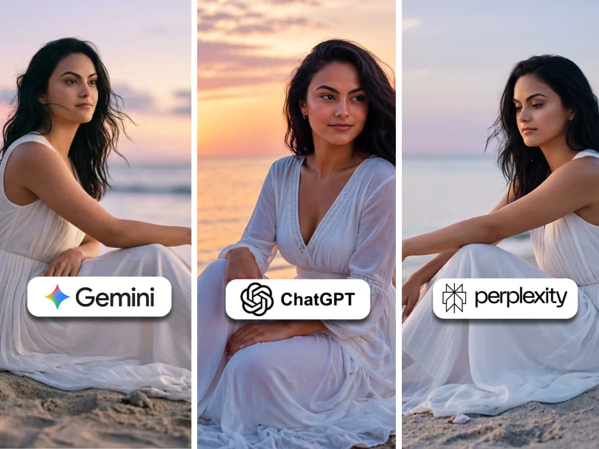 Beach Sunset Portrait Woman in Flowing White Dress cover