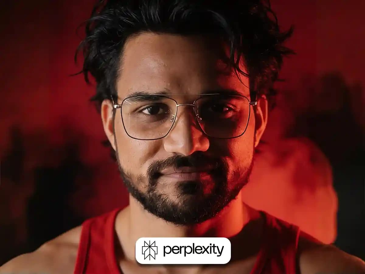 Dramatic Red Smoky Male Model Portrait Photography thumbnail 6