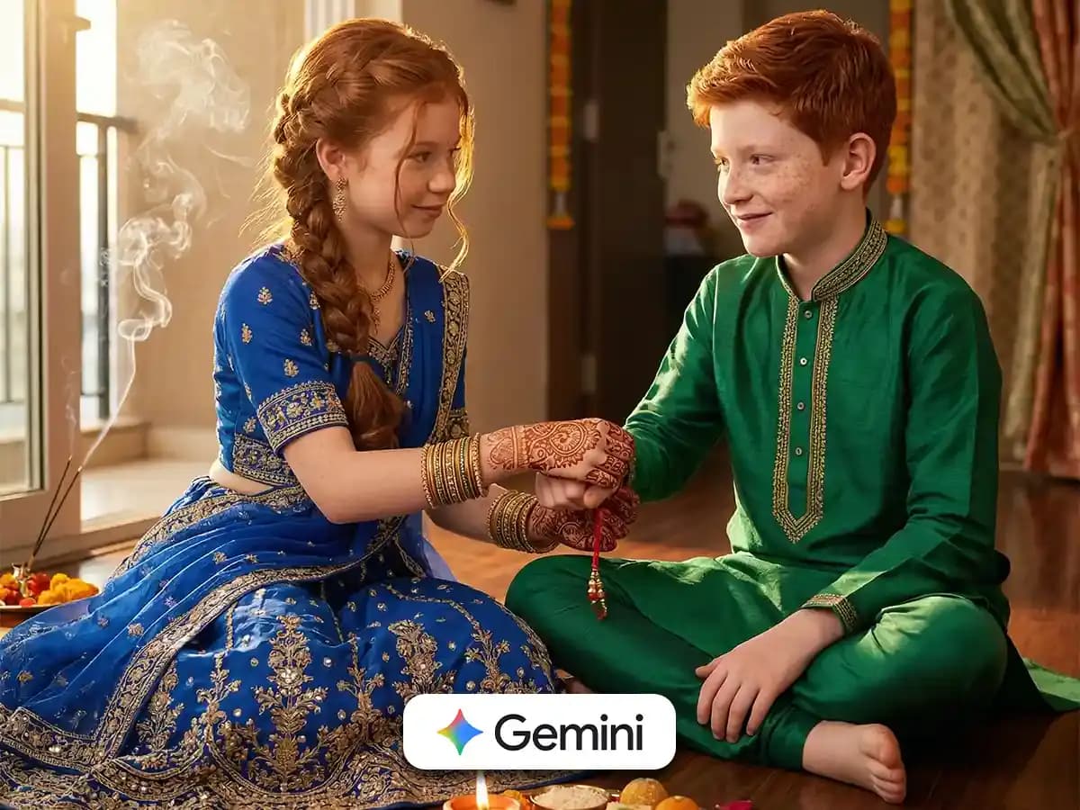Sibling Bonding – Rakshabandhan Festival Prompt thumbnail 4