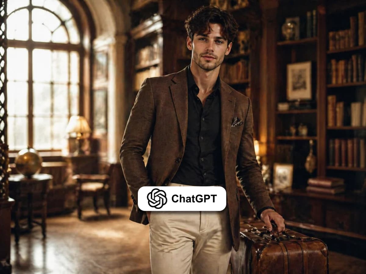 Men Outfit Prompt | Cinematic Vintage Fashion Portrait thumbnail 2
