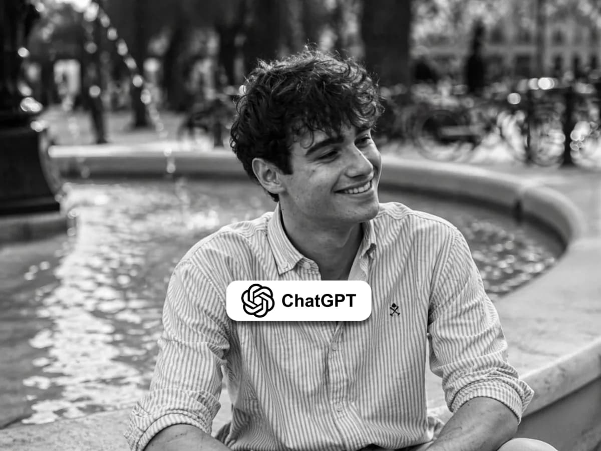 Outdoor Portrait Photography: Man Sitting on Stairs thumbnail 4