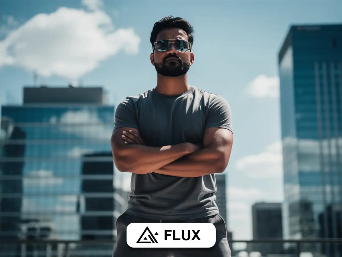 Cinematic Rooftop Power Pose AI Photo thumbnail 3