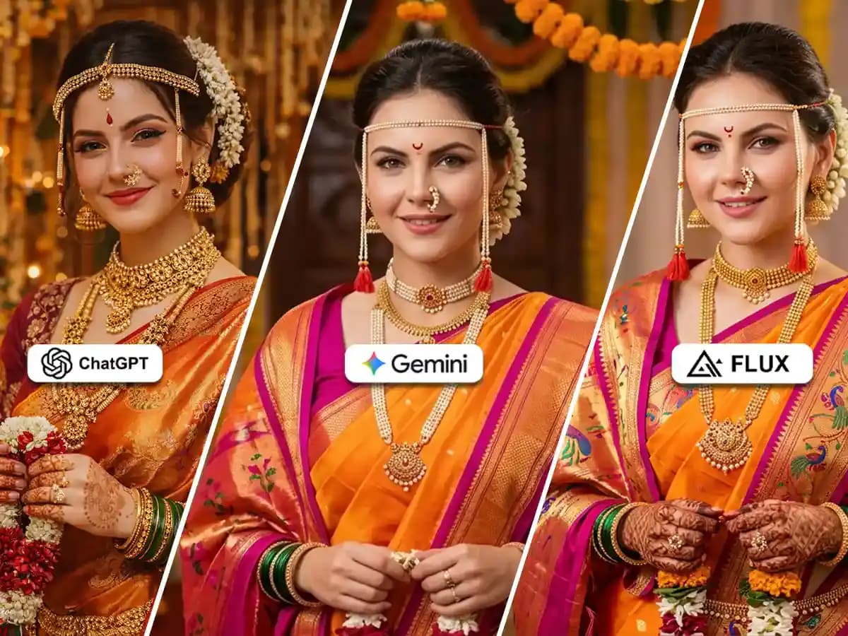 Stunning Bride AI Portrait  Traditional Bridal Look cover