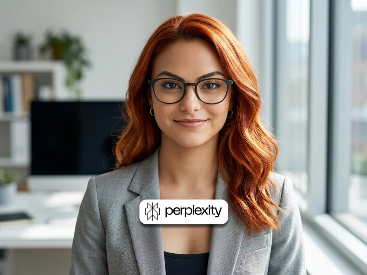 Professional Woman Office Portrait with Natural Light thumbnail 3