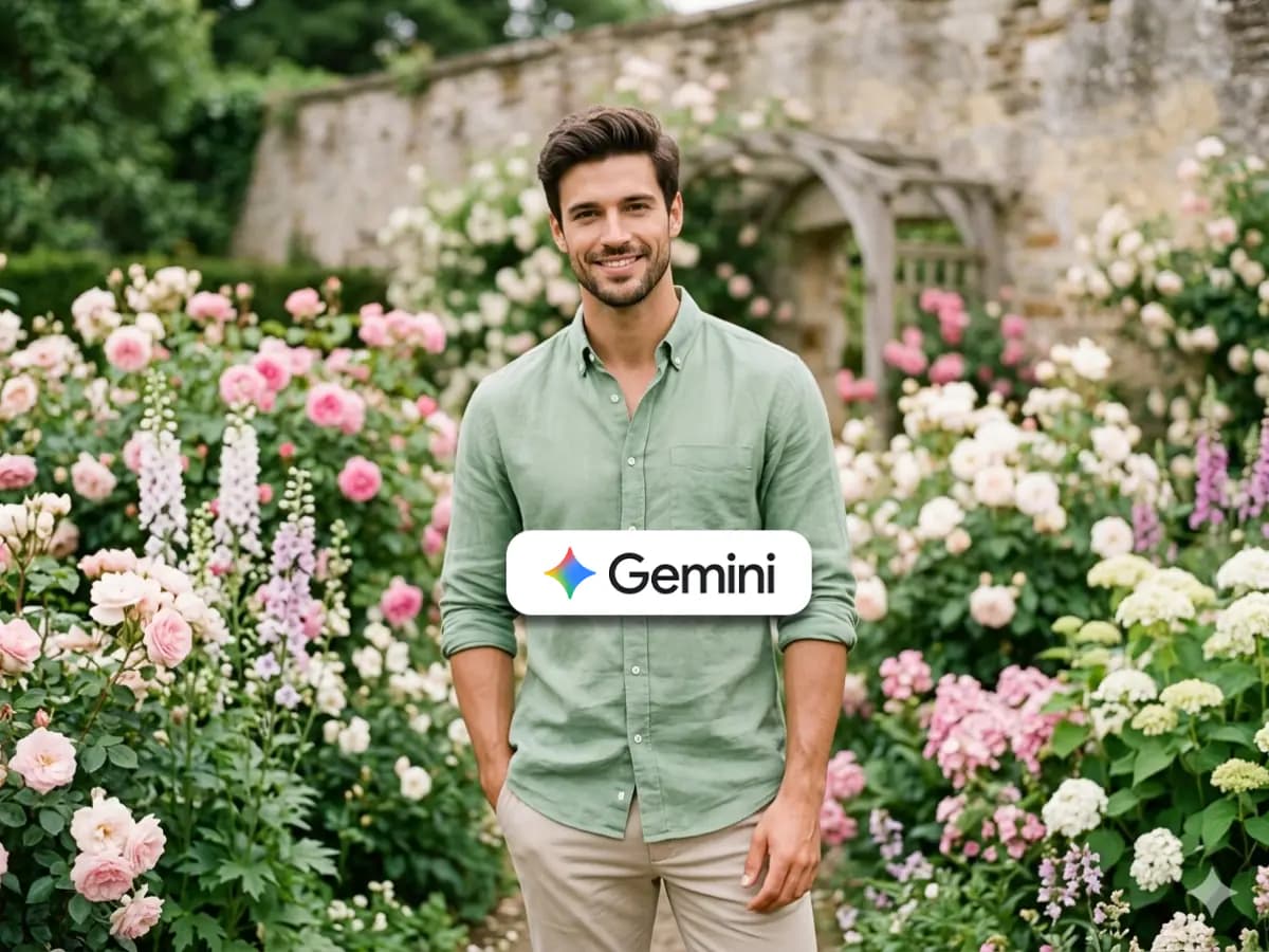 Garden Photoshoot Ideas for Men Aesthetic Floral Portrait thumbnail 2