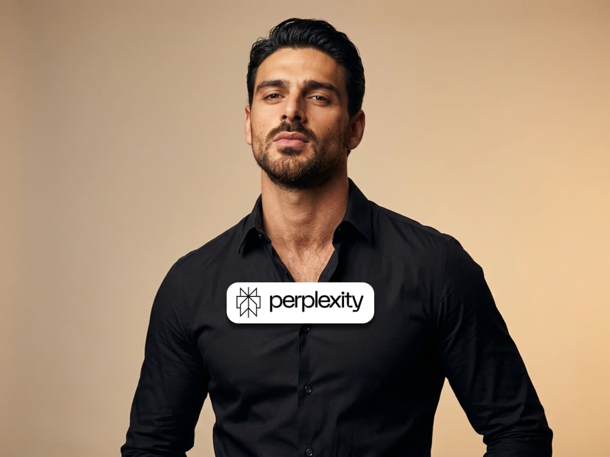 Confident Male Portrait  shoot in Warm Studio Light thumbnail 3