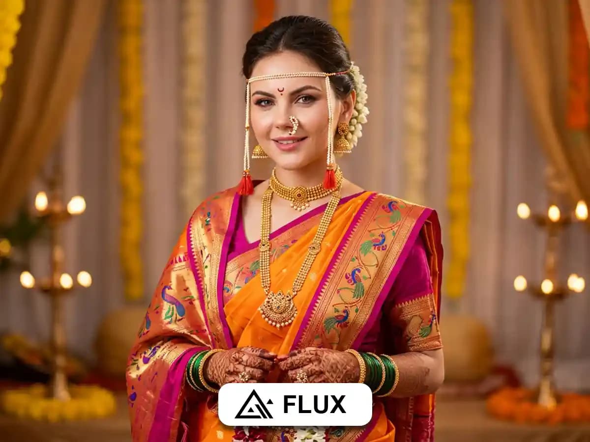 Stunning Bride AI Portrait  Traditional Bridal Look thumbnail 3