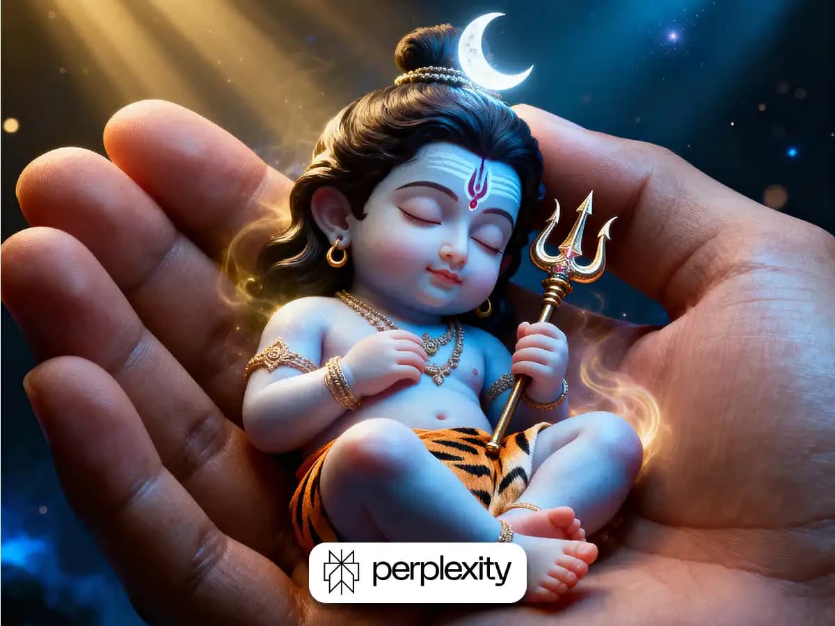 Ultra-detailed miniature baby Lord Shiva thumbnail 6