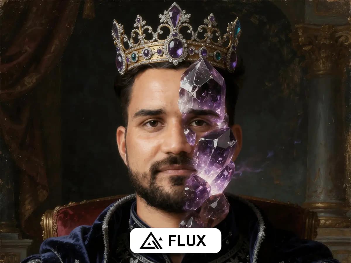 Portrait of Powerful Male Royal AI Prompt thumbnail 3