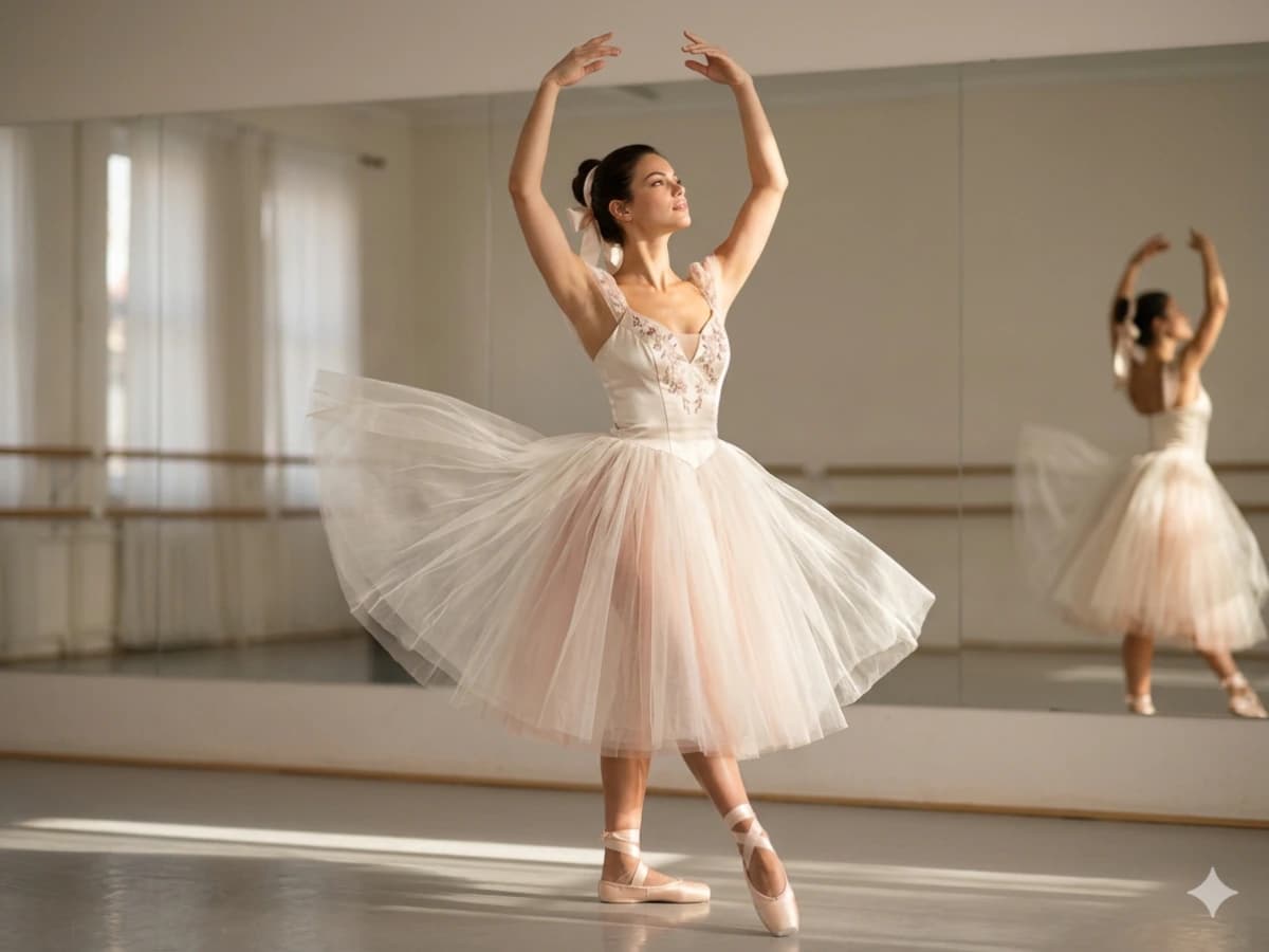 Balletcore Aesthetic Portrait Prompt for 8K Cinematic