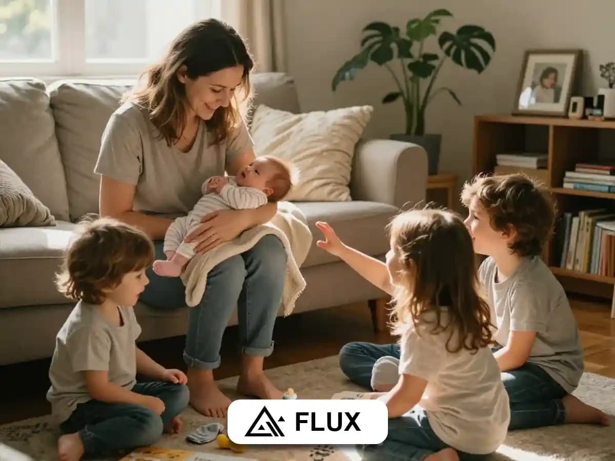 Indoor Family Candid portrait Heartwarming Moments with Baby thumbnail 3