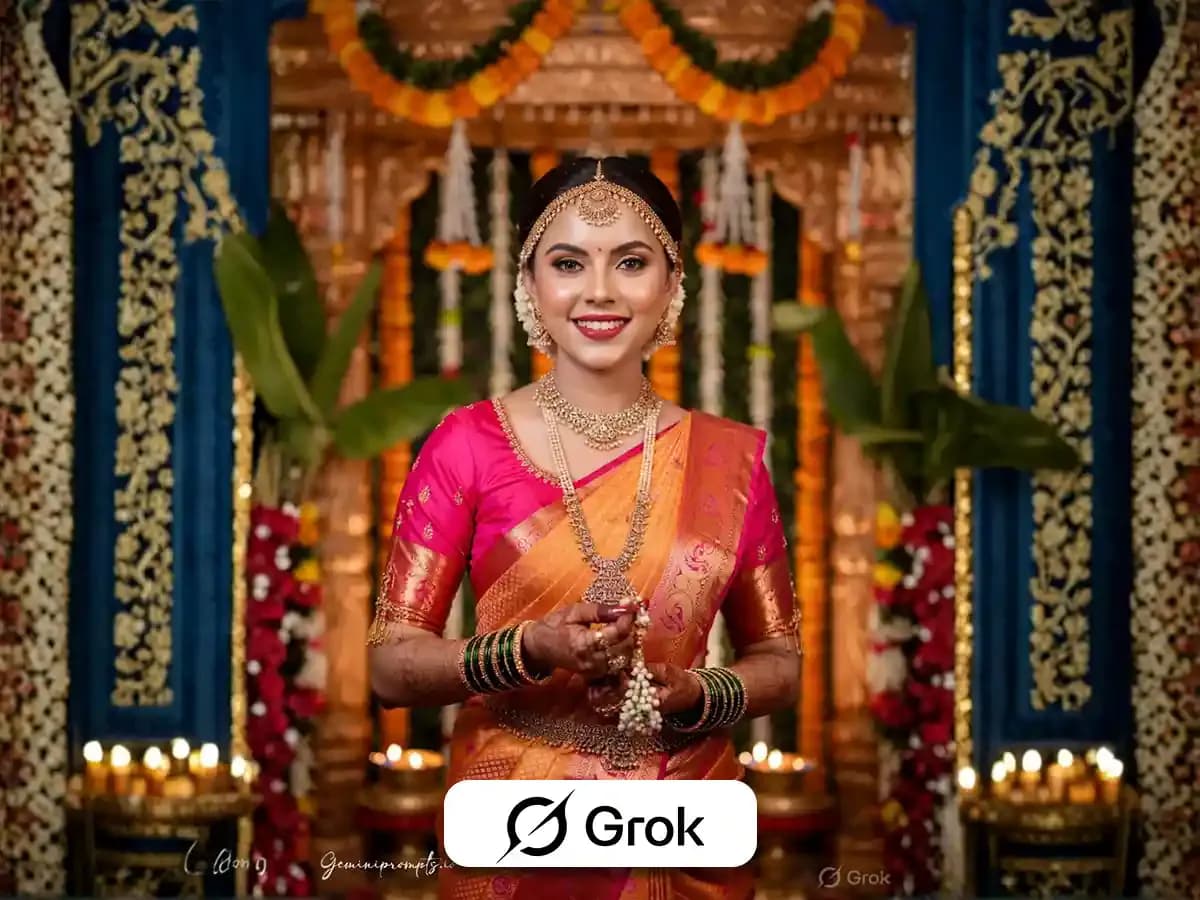 Stunning Bride AI Portrait  Traditional Bridal Look thumbnail 5