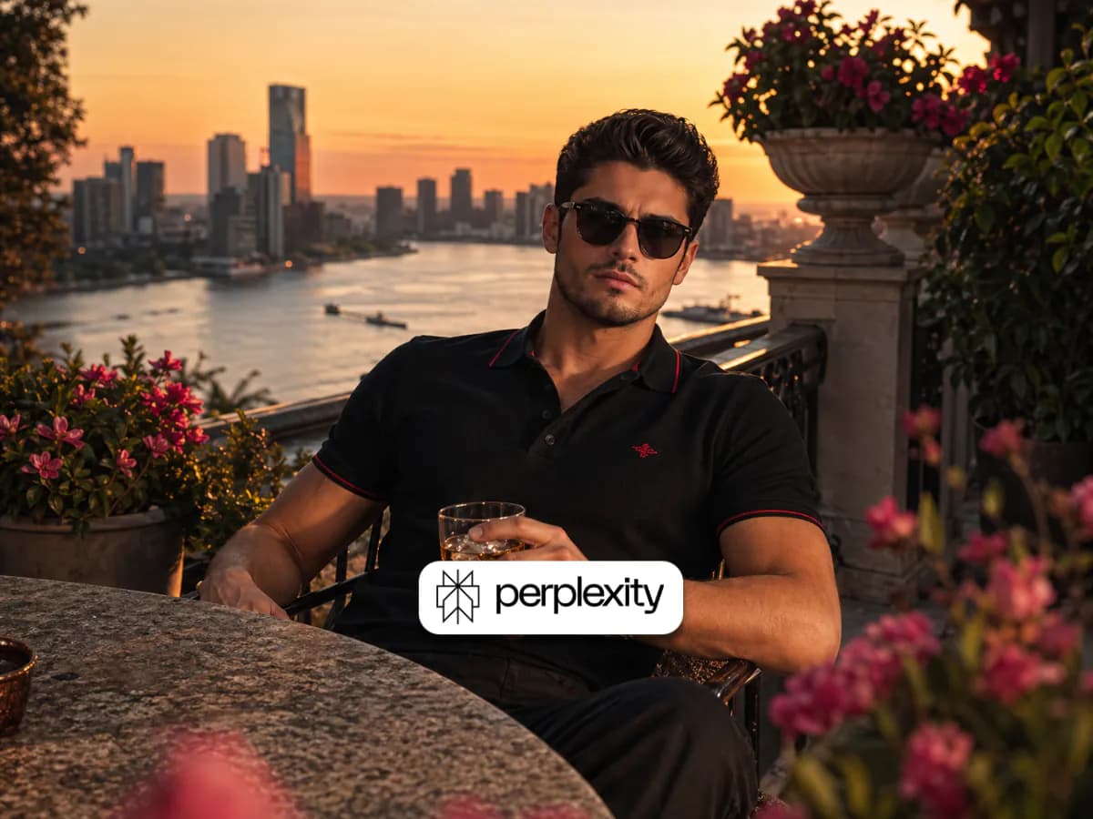 Golden Hour Prompt: Luxury Balcony Lifestyle Portrait thumbnail 4