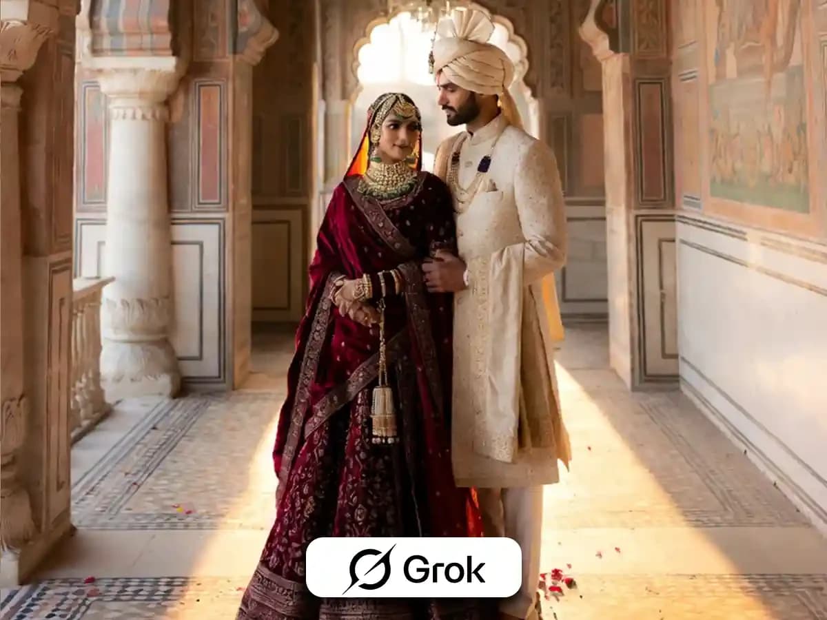 Traditional Bridal Couple prompts thumbnail 5