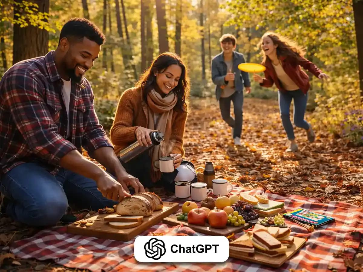 Forest Picnic Adventure Family Prompt – Outdoor Joy thumbnail 2