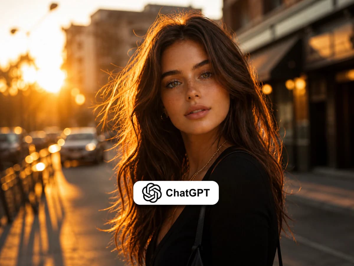 Cinematic Golden Hour Aesthetic Outdoor Portrait Shot thumbnail 3