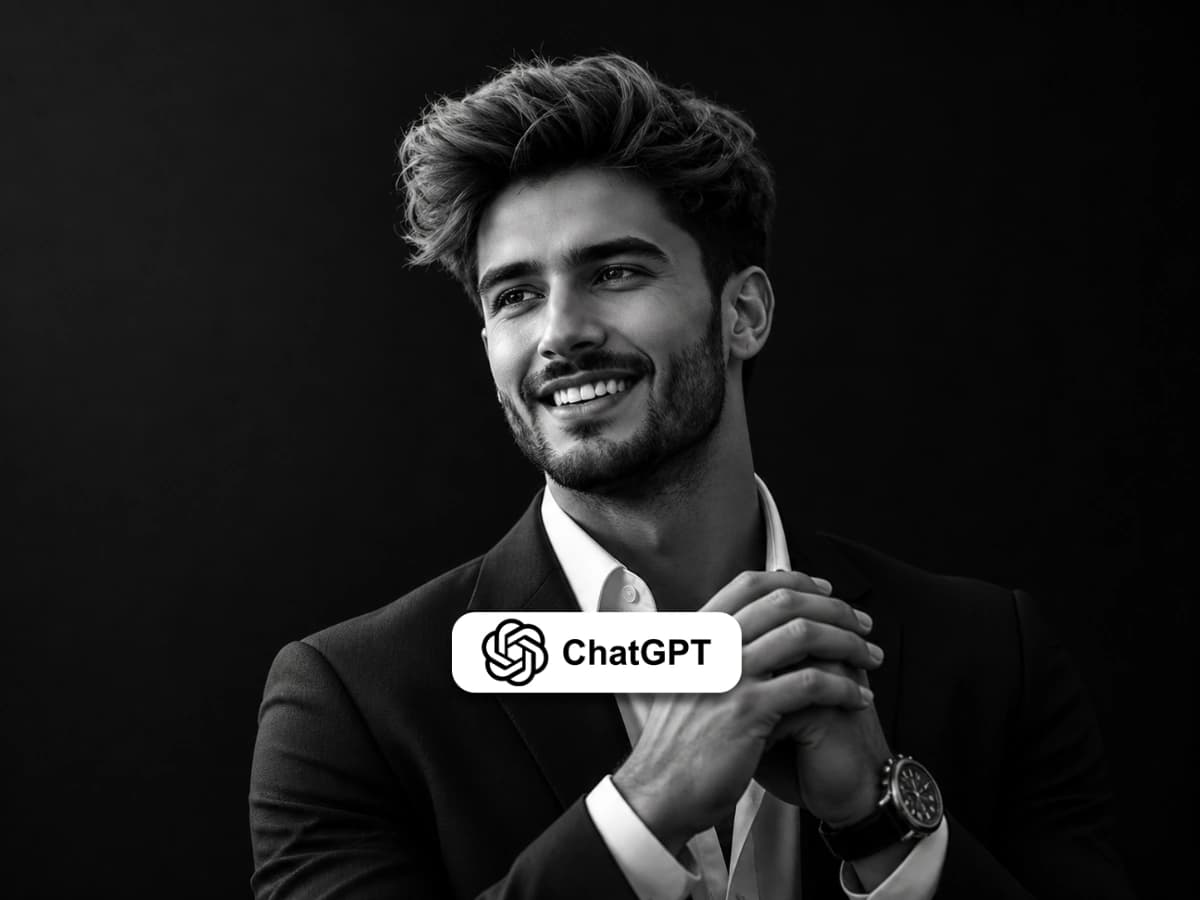 Black and White Portrait with Cinematic Lighting thumbnail 3